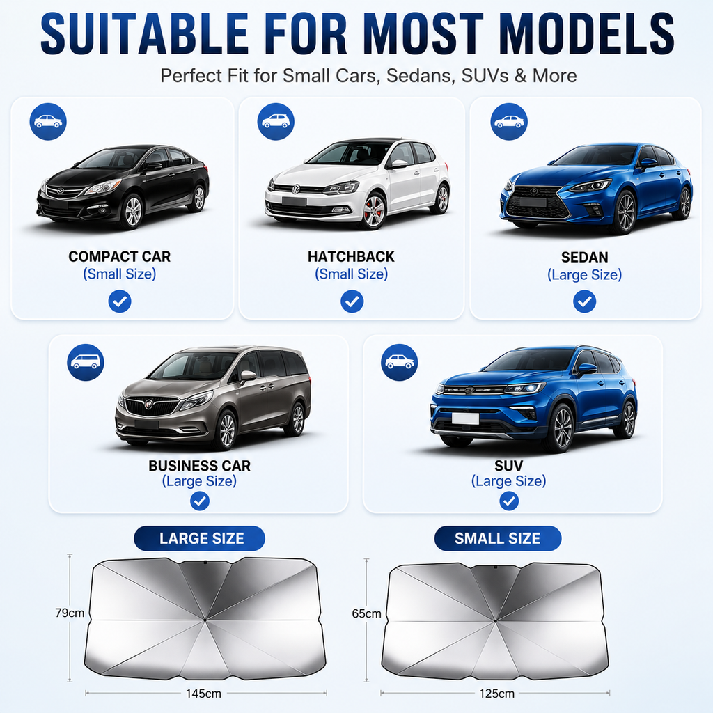 🏆LAST DAY SALE 49% OFF!!💕SunShade Foldable Heat Protector™☀️UK