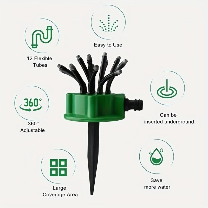 Buy 2 Free Shipping💦Adjustable Multi-Nozzle Lawn Sprinkler