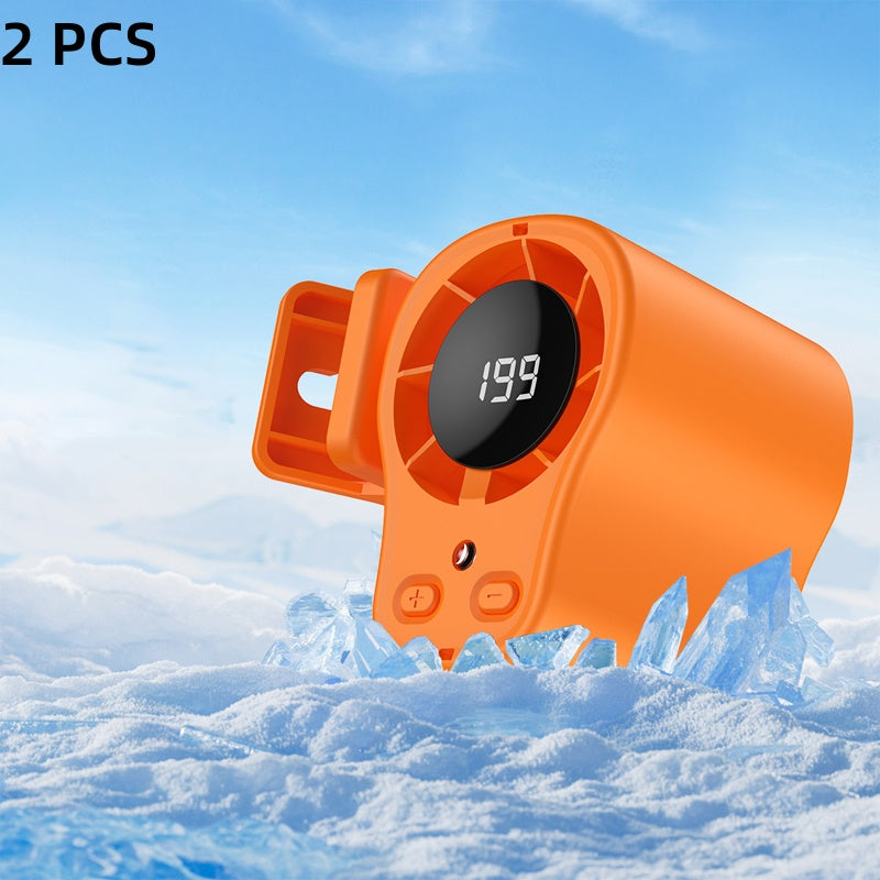 ❄️Summer cool-down deal⚡50K+ SOLD!🔥Joytutus Car Clip-On Fan – USB Rechargeable with LED Display, 360° Swivel, 100-Speed Stepless Cooling – Perfect Father's Day Gift 💨🎁