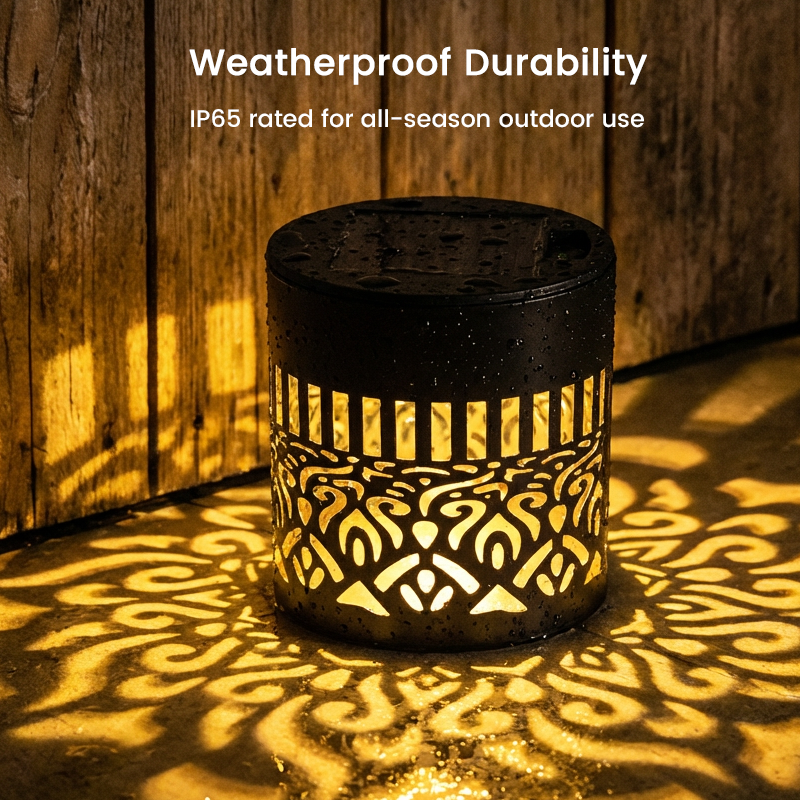🌀💥Limited Sale - 49% OFF🌞💡Solar Mandala Wall Light Outdoor Garden Fence Projector Lamp Patio Ambient Decor