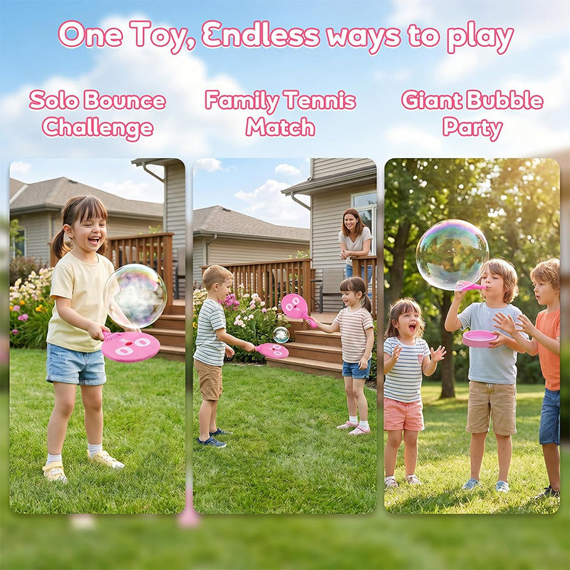 🔥Free Shipping🔥Interactive Bubble Ball Racket Toy for Kids