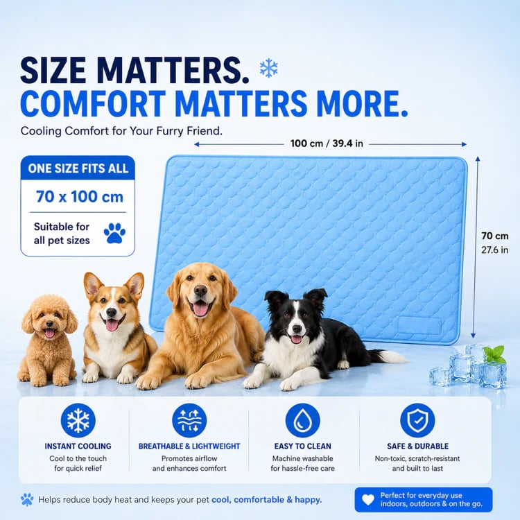 Cooling Mat That Finally Keeps Their Dogs Cool, Calm, and Comfortable
