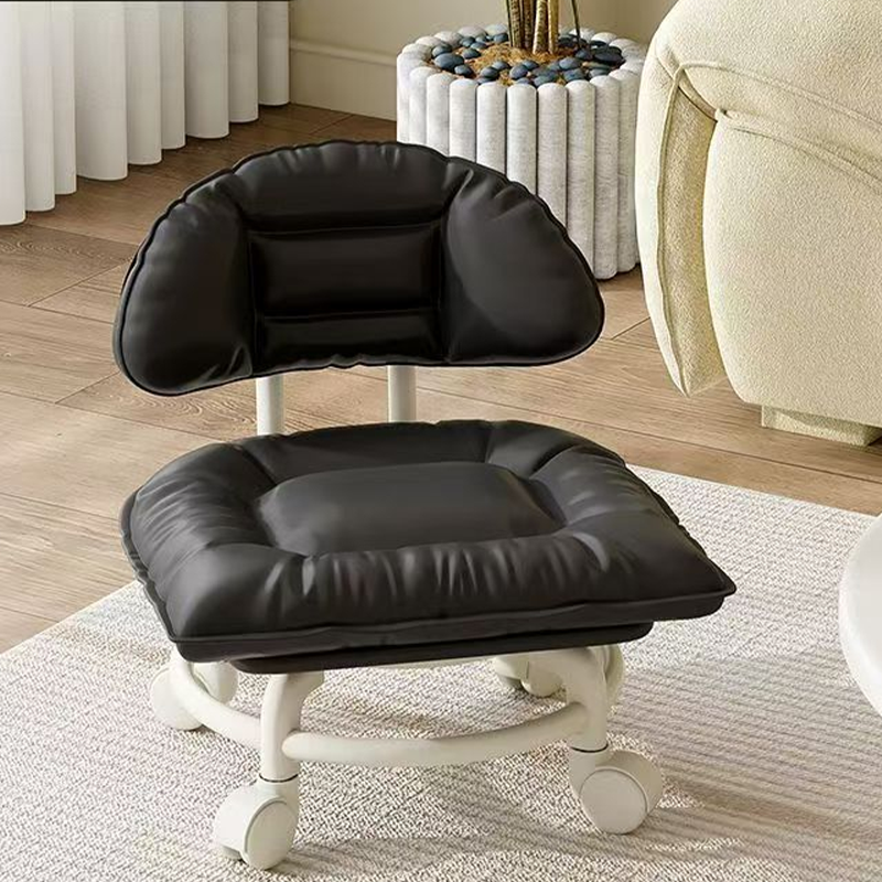 📢49% OFF !! ⏰Rolling Low Stool with Backrest⚙️🪑