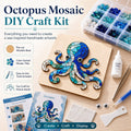 🔥 LAST DAY 49% OFF – 🌊 Octopus Mosaic Kit | Beginner-Friendly DIY Glass Craft with Step-by-Step Instructions