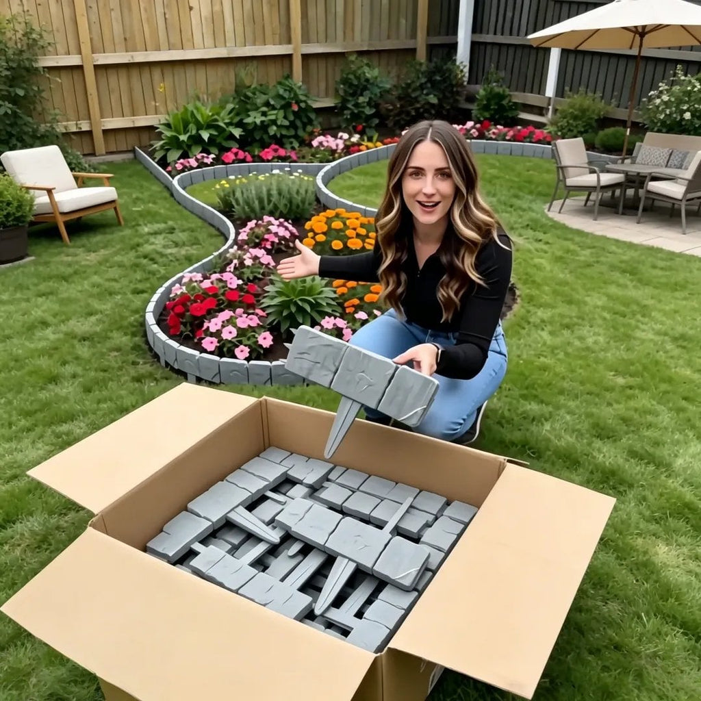🏡2026 HOT SALE🥳💞50K+ SOLD!🌿✨49% OFF! Faux Stone Garden Edging Border! ♻️
