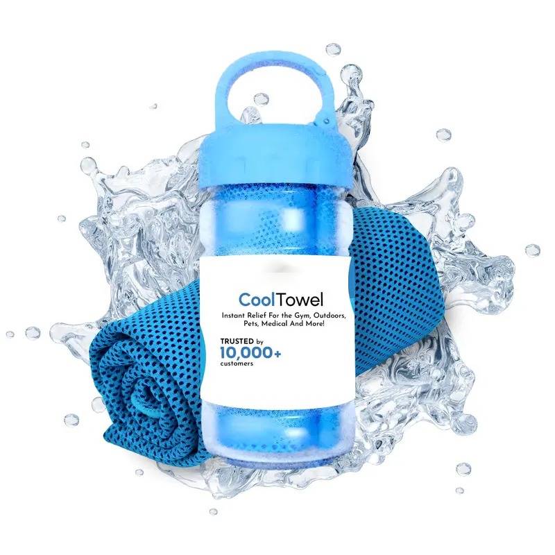 🎁Last Day Buy 1 Get 1 Free (Each only ￡4.49)❄️🔥Cold Sweat Towel You Can Use Anywhere, Anytime! Reusable Soft Absorbent Cooling Portable
