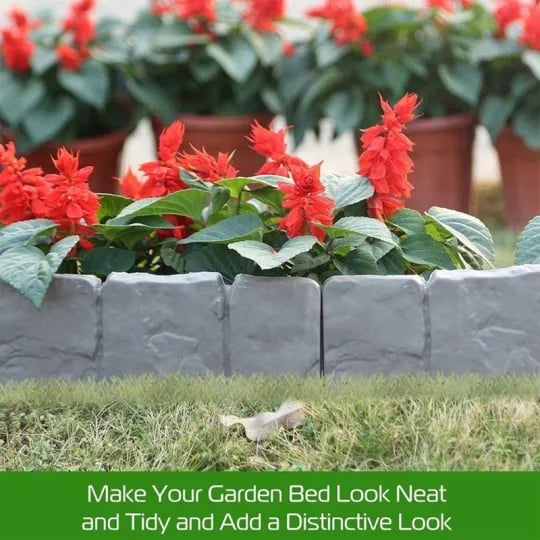 🏡2026 HOT SALE🥳💞50K+ SOLD!🌿✨49% OFF! Faux Stone Garden Edging Border! ♻️