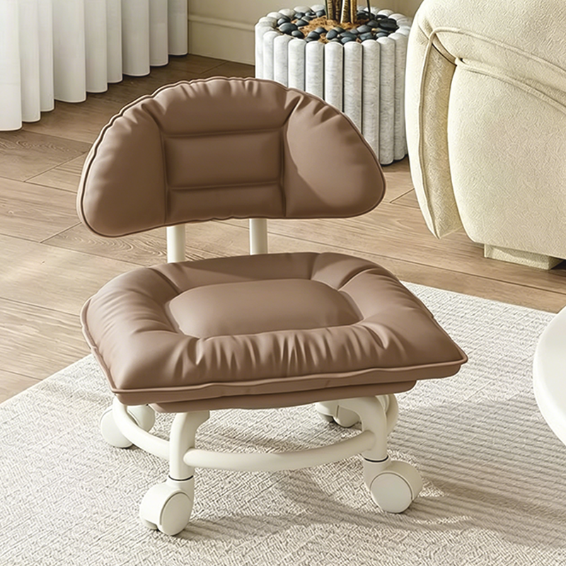📢49% OFF !! ⏰Rolling Low Stool with Backrest⚙️🪑
