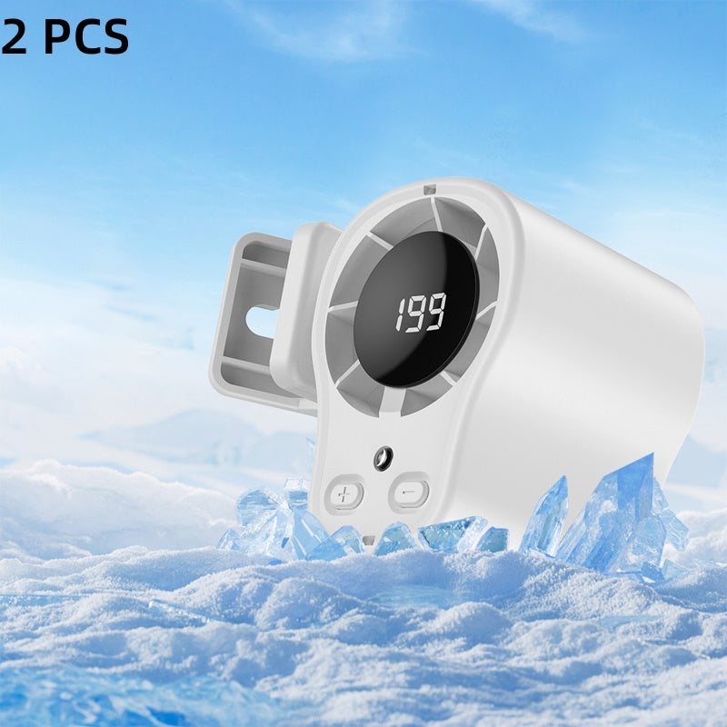 ❄️Summer cool-down deal⚡50K+ SOLD!🔥Joytutus Car Clip-On Fan – USB Rechargeable with LED Display, 360° Swivel, 100-Speed Stepless Cooling – Perfect Father's Day Gift 💨🎁