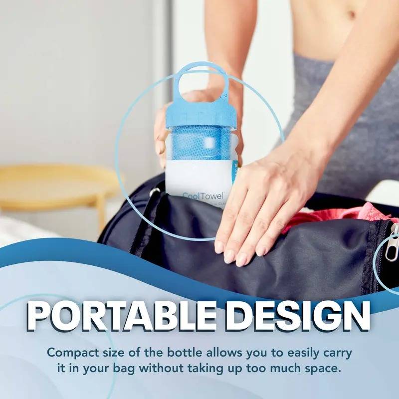 🎁Last Day Buy 1 Get 1 Free (Each only ￡4.49)❄️🔥Cold Sweat Towel You Can Use Anywhere, Anytime! Reusable Soft Absorbent Cooling Portable