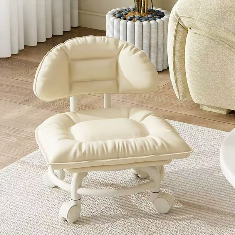 📢49% OFF !! ⏰Rolling Low Stool with Backrest⚙️🪑