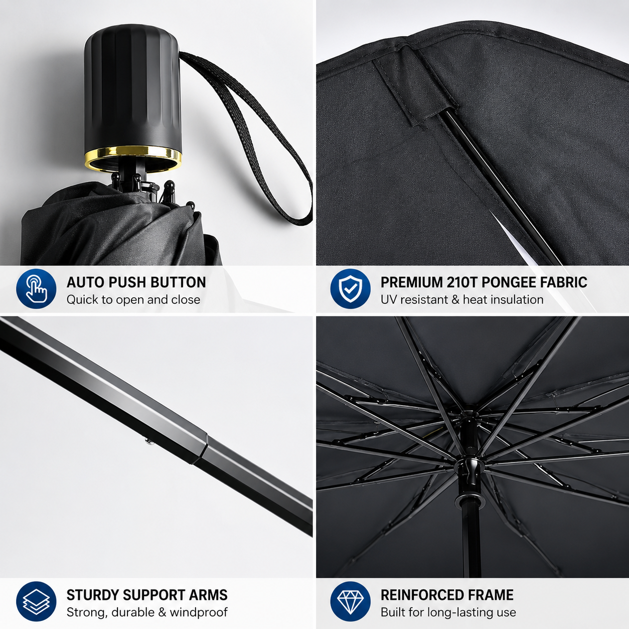🏆LAST DAY SALE 49% OFF!!💕SunShade Foldable Heat Protector™☀️UK