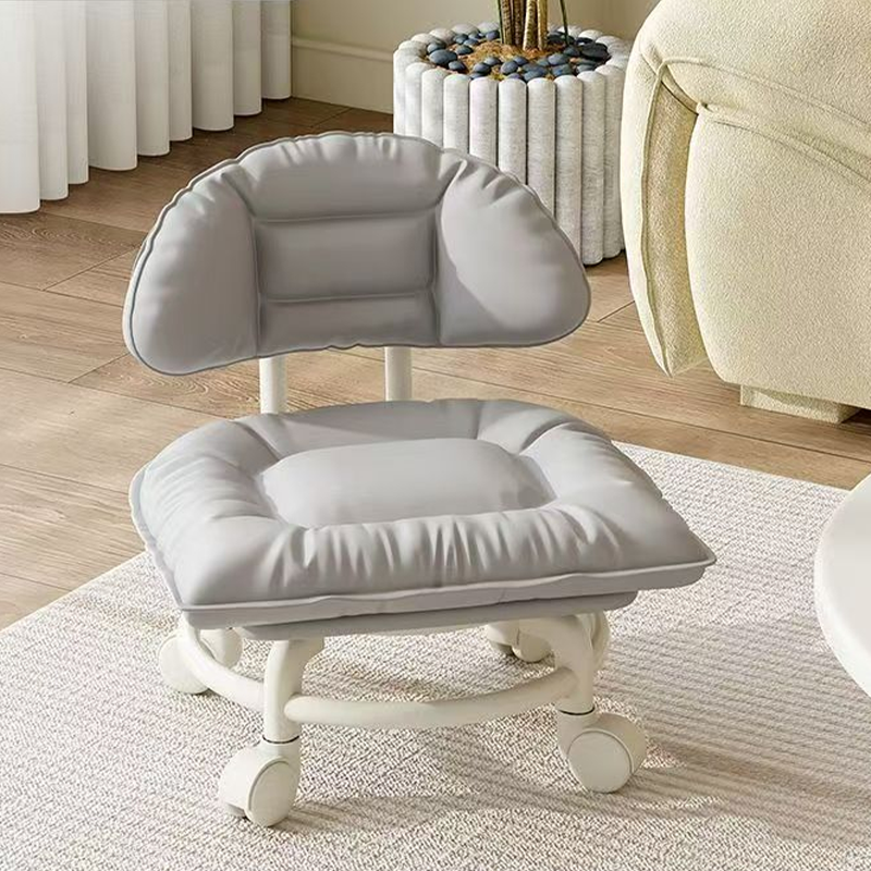 📢49% OFF !! ⏰Rolling Low Stool with Backrest⚙️🪑