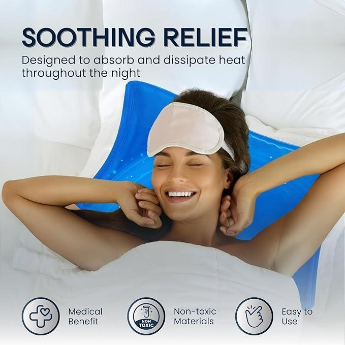 ❄️Hot Summer Sale - 49% OFF⏰Cooling Gel Pillow Mat for Sleeping